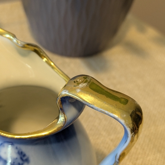 Royal Bayreuth Creamer Babes In The Woods Girl Petting Dog - Picture 7 of 10